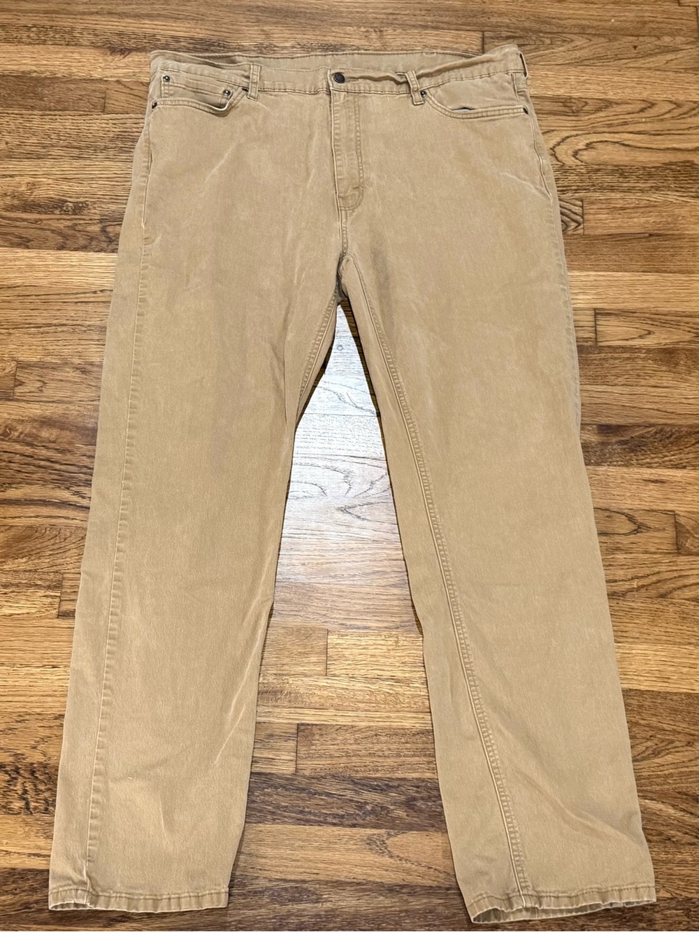 Levi's 541 Men's Tan Denim Pants Athletic Fit Tapered 42x36